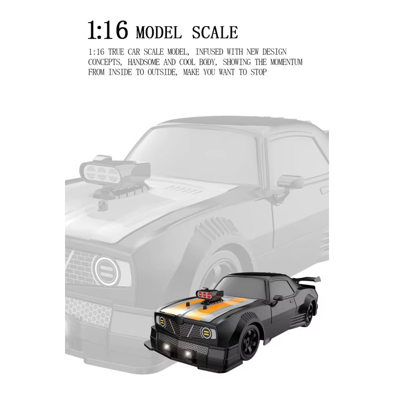 1:16 High-Speed Remote Control Drift Car - All-Terrain Racing Toy for Kids and Adults