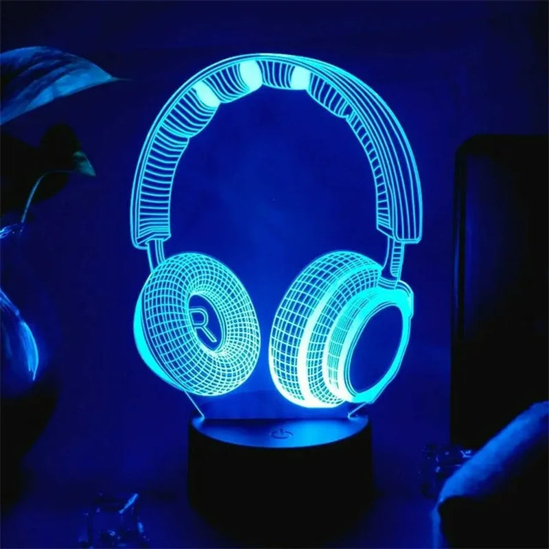 Vibrant 3D LED Gaming Lamp - USB Night Light for Kids & Gamers - Ideal Indoor Gift!