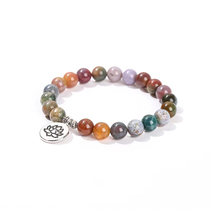 Natural Stone Eight Planets Bracelet for Men & Women - Chakra Energy Yoga Wristband Jewelry